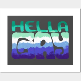 hella gay- achillean colors Posters and Art